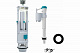 Арматура водосливная IDDIS Optima Home, 2-ур, нижний подвод, тип А, OPH2NA0i35
