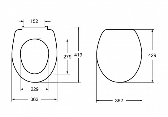 Сиденье Roca Victoria микролифт, тонкое, быстрое снятие, дюропласт 801392002