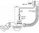 Сифон для ванны с коленом MRB1 (обвязка)