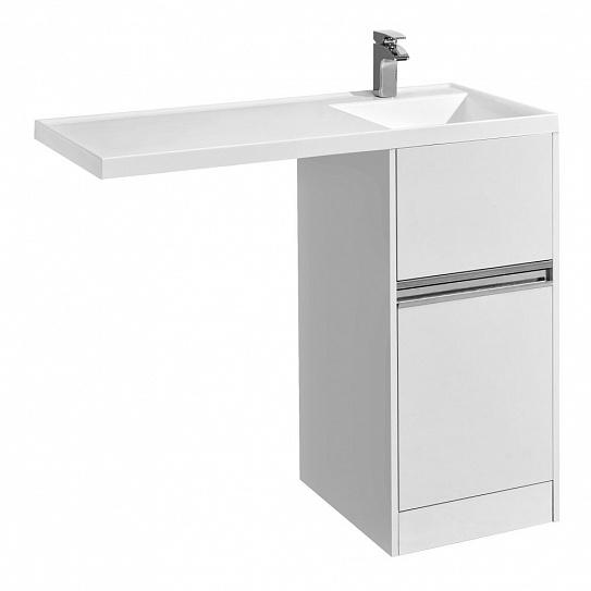 Тумба под стиральную машину Акватон Лондри 40 1A236001LH010 (без раковины)