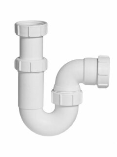 Сифон трубный McAlpine MRSK15 Р-образный (1 1/2"х40мм) без выпуска