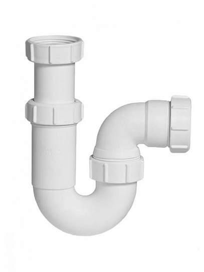 Сифон трубный McAlpine MRSK15 Р-образный (1 1/2"х40мм) без выпуска