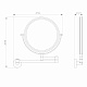 Зеркало для ванной Wonzon & Woghand easy, хром ww-8158