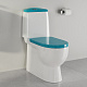 Унитаз-компакт Sanita Luxe Best Color Sea (сиденье дюропласт, микролифт) BSTSLCC08120522