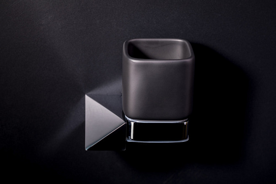 Мыльница настенная Boheme New Venturo 10313-Cr-B, хром/черный