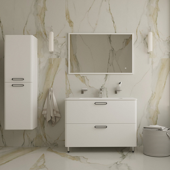 Тумба напольная с раковиной 100 см (0101000i28) Iddis Brick BRI10WFi95K