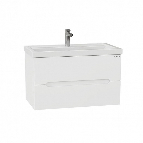 Тумба под раковину Onika Айленд 80 белая (под ум-к Фостер 80)