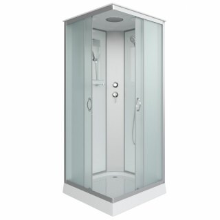 Душевая кабина Niagara Classic NG-1101-14  900х900х2150 низкий поддон 13см стекло матовое с полкой 11011423
