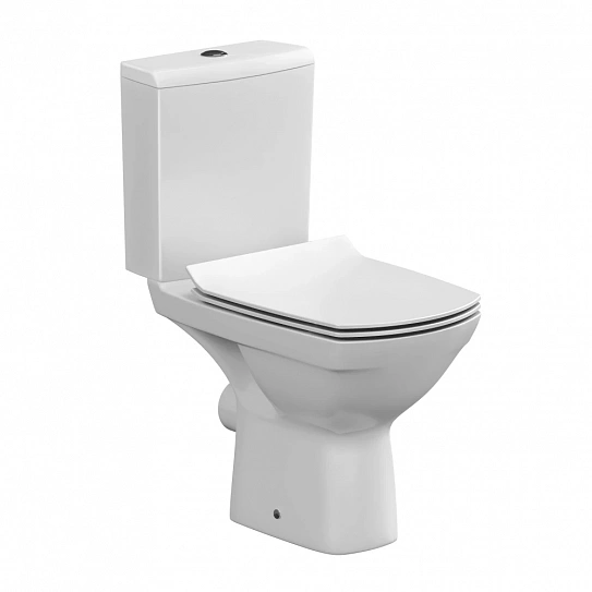 Унитаз компакт Cersanit CARINA Clean On 011 3/5 DPL EO slim KO-CAR011-3/5-COn-S-DL