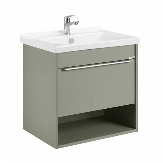 Тумба под раковину Aquaton Хоуп 60 1 створка Хаки 1A287201HP9D0 (под рак.146528)