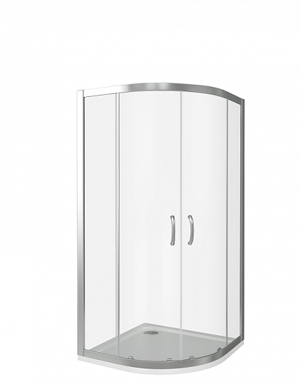 Душевое ограждение 120х80 Good Door Infinity R-120-C-CH угловой ассиметричный