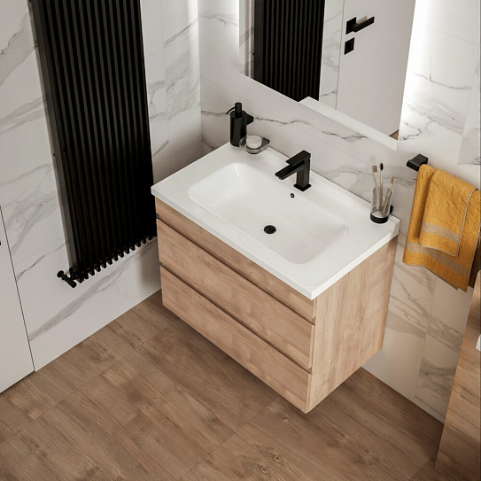 Раковина мебельная MIRSANT Simple 60 керамика