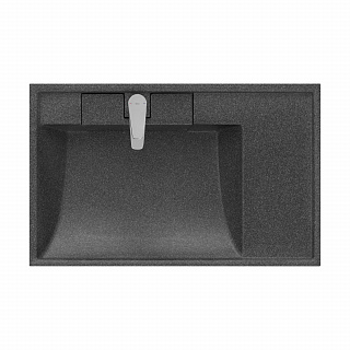 Раковина Aquaton Рейн 80 графит 1A72113KRW210