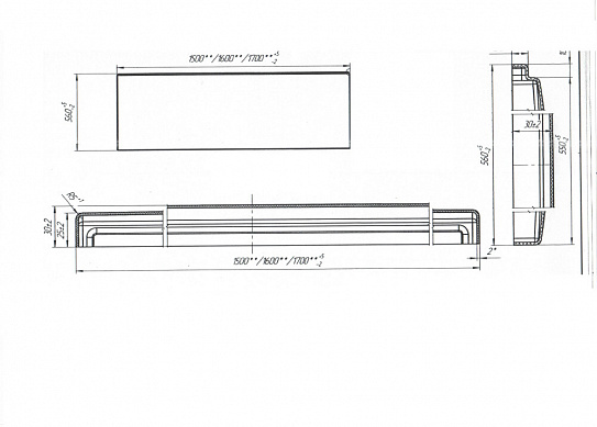 Панель для ванны FLAT 170 1MarKa 02фл17