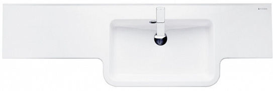 Раковина Акватон Hotel B 140 правая белая 1A709731PI01P