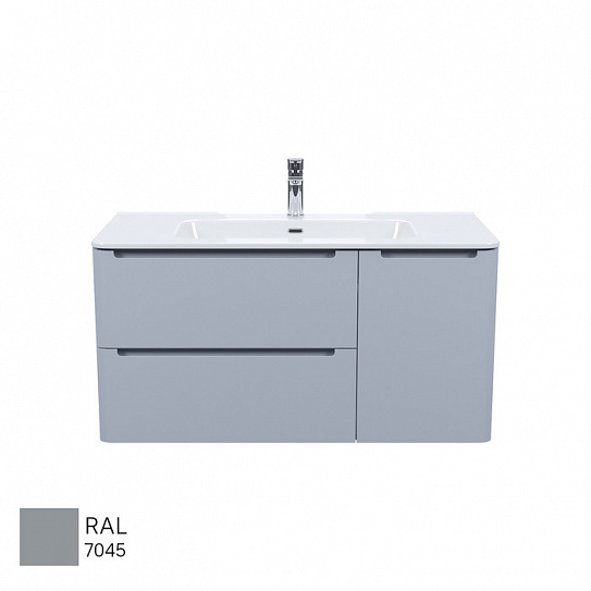 Тумба с умывальником подвесная Iddis Edifice 100 см EDI10L0i95K