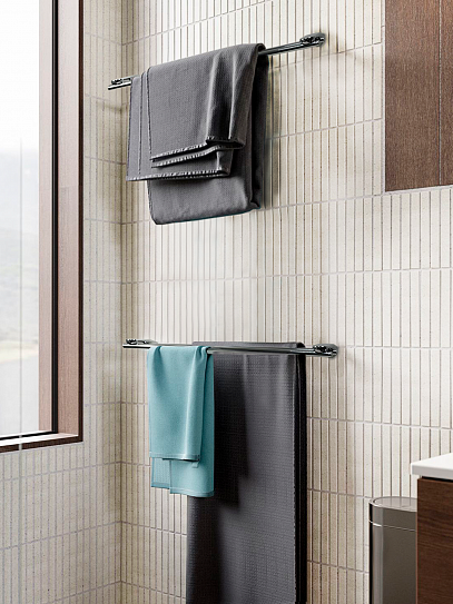 Держатель полотенец двойной VRI Rialto HG800615