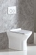 Унитаз приставной безободковый полное примыкание P-trap Belbagno ROMANO  BB248CBR