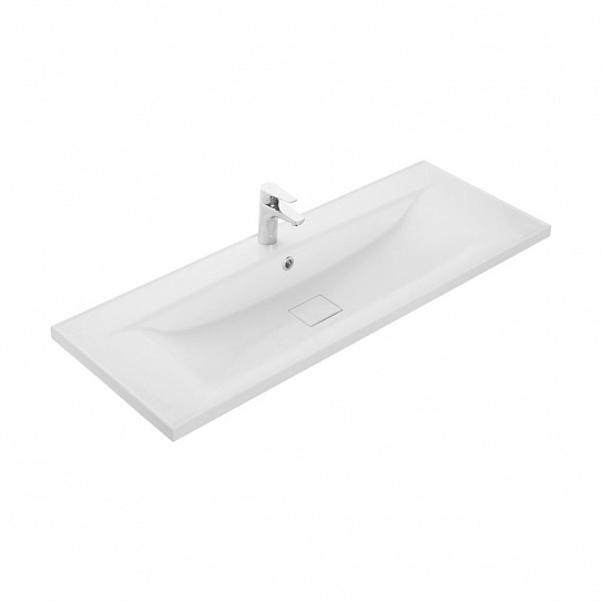 Мебельная раковина 120 Aquaton Айрис M 1200 белая 1A73283KAG010