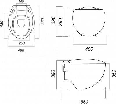 Сиденье для унитаза Sanita Luxe Ringo SD17m080