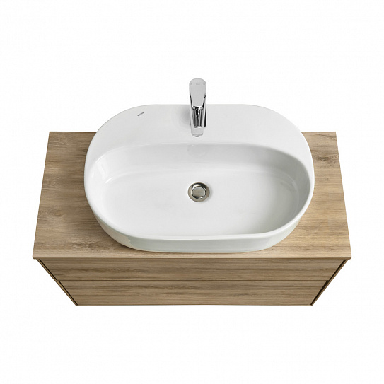 Тумба под раковину Aquaton Либерти 100 дуб эльвезия 1A279601LYC70 (под рак. Элина 100)