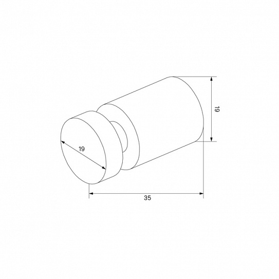 Комплект одинарных крючков Iddis Petite PET2G01i41 матовое золото