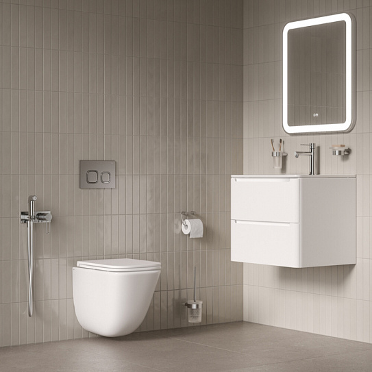 Унитаз подвесной безободковый Iddis Torr Q c системой смыва Торнадо TOQFDSEi25