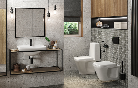 Унитаз-компакт Керамин Милан R Slim МЛ Дуал CDB00022886