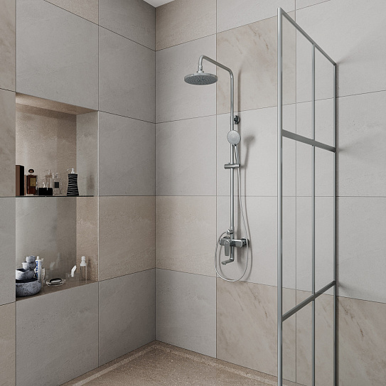 Душевая система D&K Bayern.Fürth DA1523701B18 хром