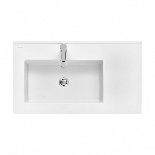 Раковина AQUATON Квадро Про 80 левая 1A734431QA01L