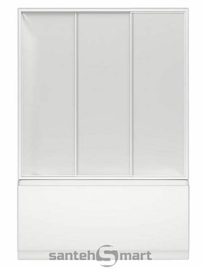 Bas шторка Лима 3 створки (пластик Вотер)