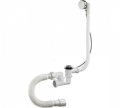 Cифон для ванны 1 1/2 х 40 А-27089 ORIO регулир, п/а, с переливом 40/50