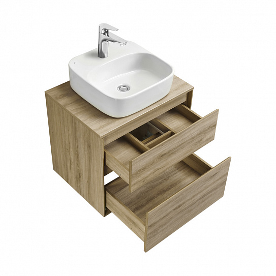 Тумба под раковину Aquaton Либерти 60 дуб эльвезия 1A279401LYC70