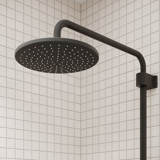 Душевая система с тропическим душем Iddis Aiger AIGBL3Fi06