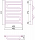 Полотенцесушитель комбинированный Сунержа Элегия-ПРОФИ 600x400