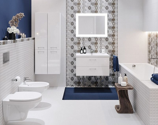 Раковина мебельная 80см белая Como 80