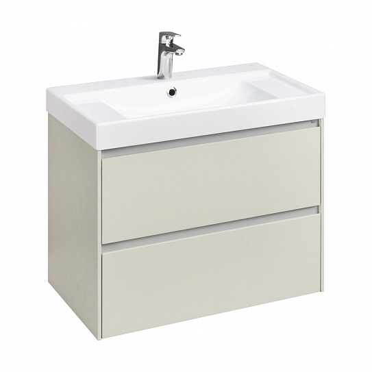 Тумба под раковину Roca Ona Ivory 800 слоновая кость, 2 ящика, ZRU9307862