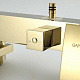 Душевая стойка со смесителем золото Gappo G2407-3