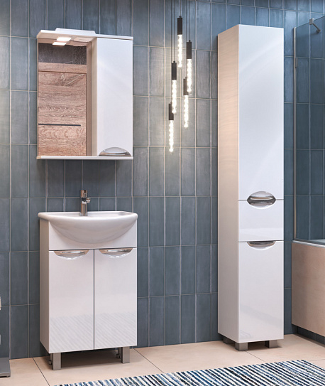 Зеркало шкаф для ванной Vigo Callao 500 правый z.CAL.50.R.El