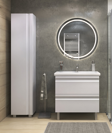 Шкаф пенал в ванную 40 см Vigo Holly 400 pn.HOL.40, белый