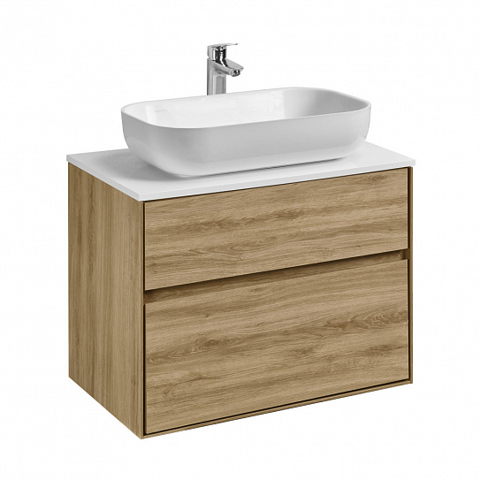 Тумба под накладную раковину Aquaton Либерти 75 дуб эльвезия 1A279501LYC70