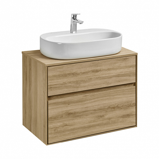 Тумба под накладную раковину Aquaton Либерти 75 дуб эльвезия 1A279501LYC70