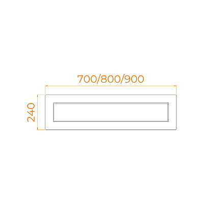 Экран для душевого поддона RGW NB/CL-S боковой