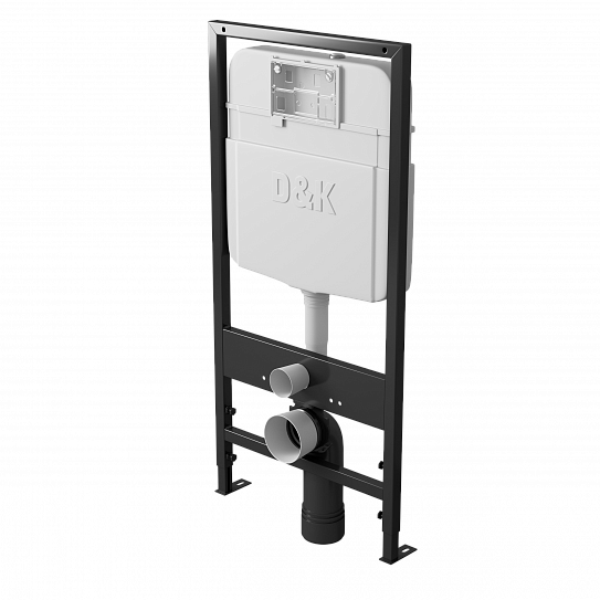 Комплект унитаза с инсталяцией и клавишей смыва D&K Berlin DS1431606
