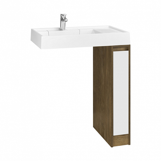 Фасад для тумбы Aquaton Лондри 20 1шт. Белый 1A275001LH010 (без корпуса, только фасад)