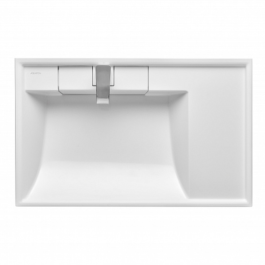 Раковина над стиральной машиной Акватон Рейн 80 1A72113KRW010 (чаша слева)