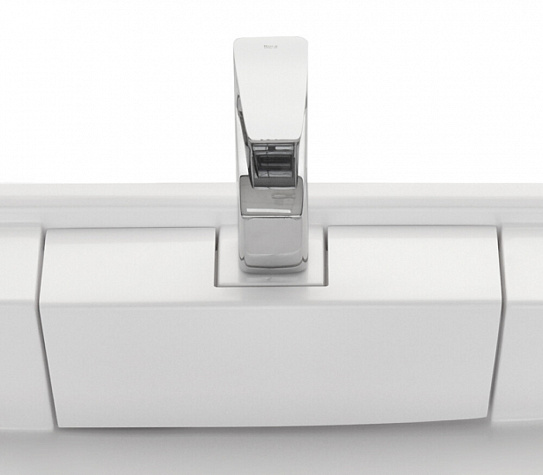 Крышка выпуска для раковин Рейн 60 и Рейн 80, белая, AQUATON, 1A721235RW010,