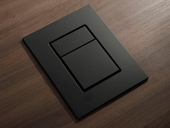 Инсталляция для подвесных унитазов Monterey H520A  с клавишей черной матовой