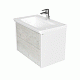 Тумба под раковину Roca Ronda 70 белый матовый/бетон ZRU9303003