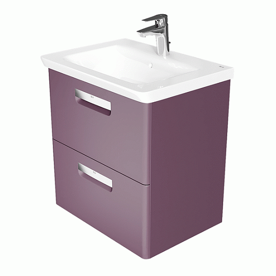 Тумба с раковиной Roca The Gap 60 фиолетовая ZRU9302742